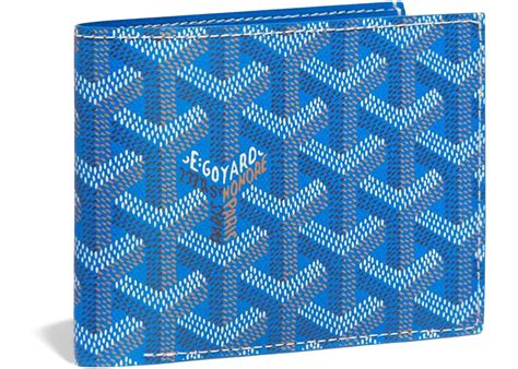 goyard wallet dark blue|victoire wallet cost.